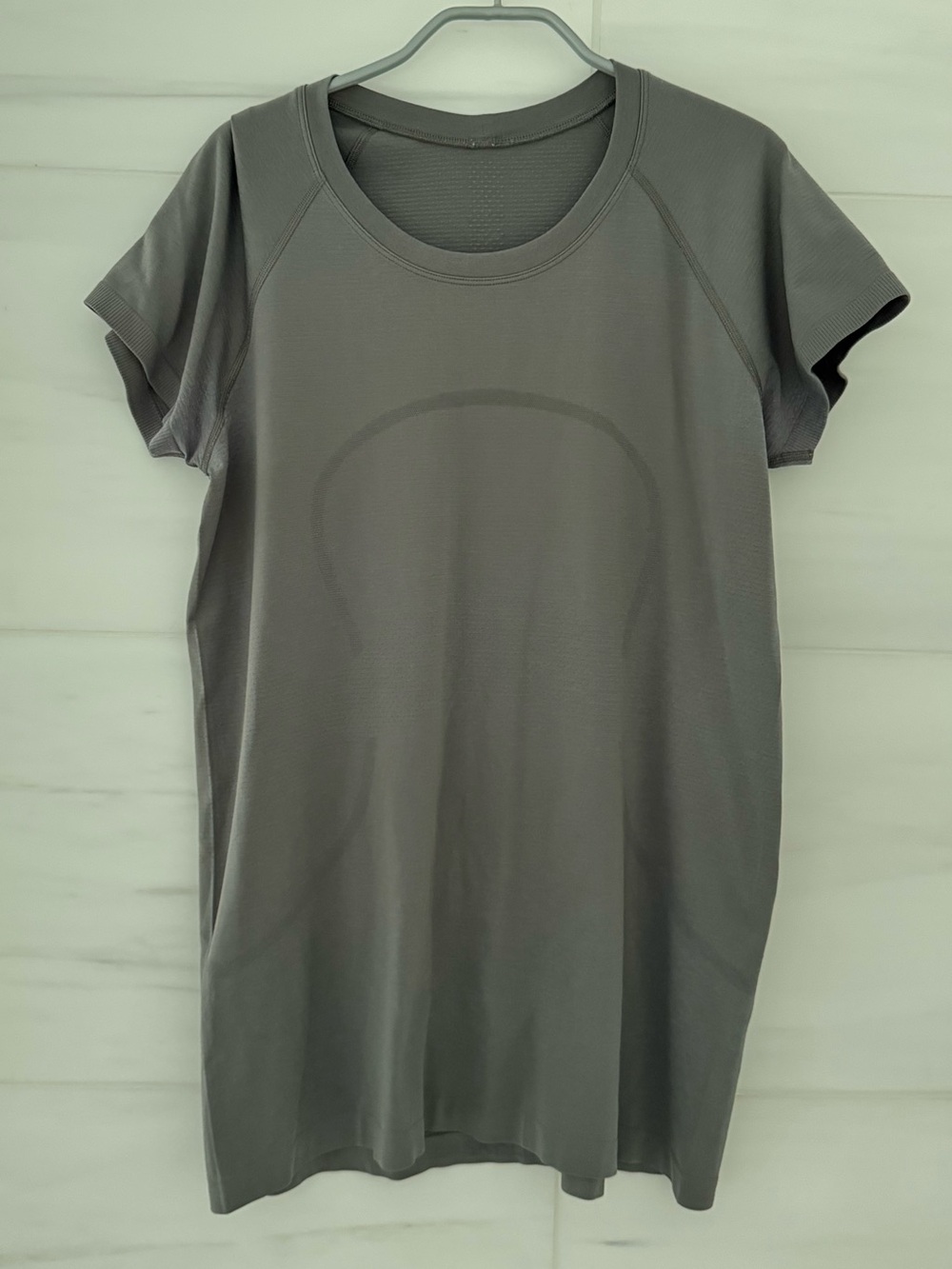Lululemon Swiftly Tech Short Sleeve Top in Gray
